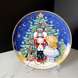 Blue Nutcracker Plate by Fitz & Floyd